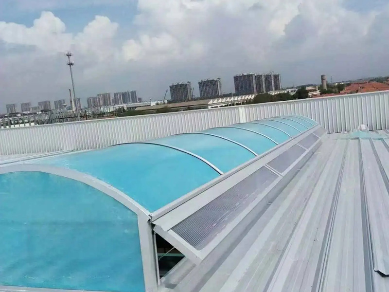 圓拱型電動排煙天窗